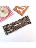 Cheetah Patterned Bun Maker/Bag Accent